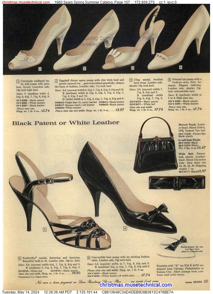 1960 Sears Spring Summer Catalog, Page 157