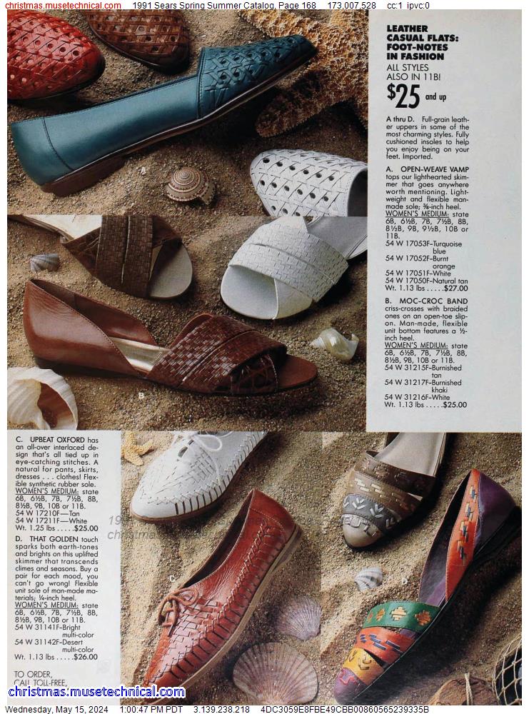 1991 Sears Spring Summer Catalog, Page 168