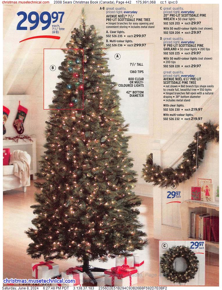 2008 Sears Christmas Book (Canada), Page 442