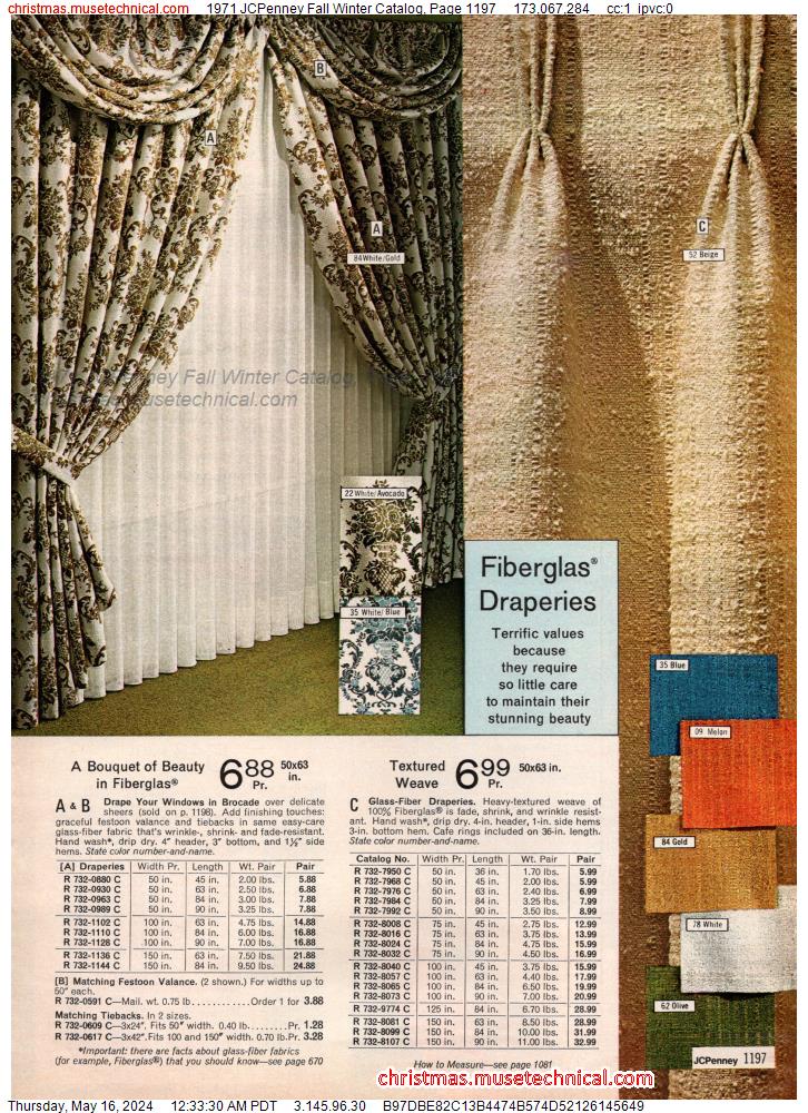 1971 JCPenney Fall Winter Catalog, Page 1197