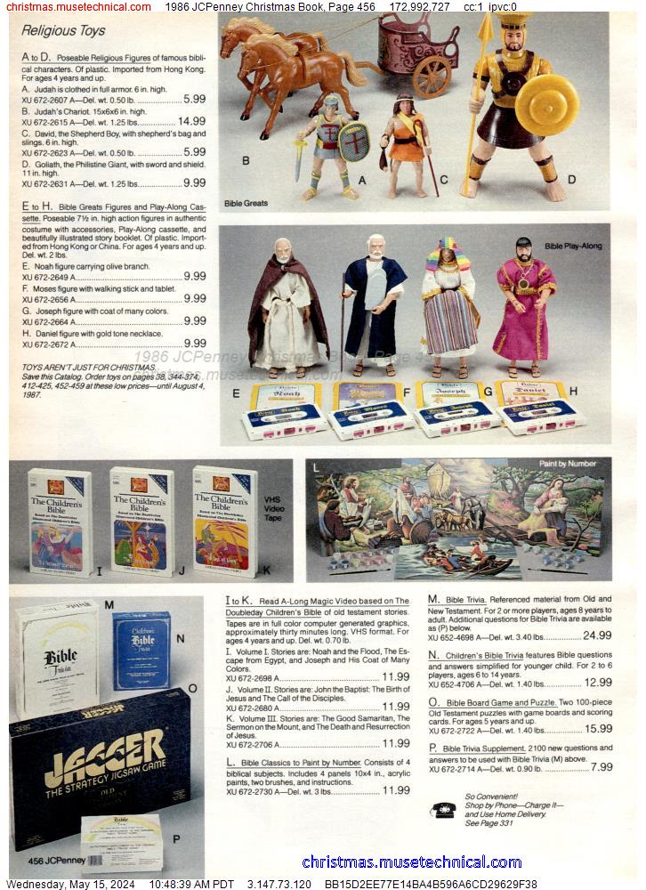 1986 JCPenney Christmas Book, Page 456
