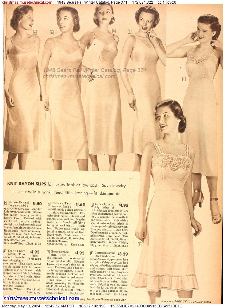 1948 Sears Fall Winter Catalog, Page 371