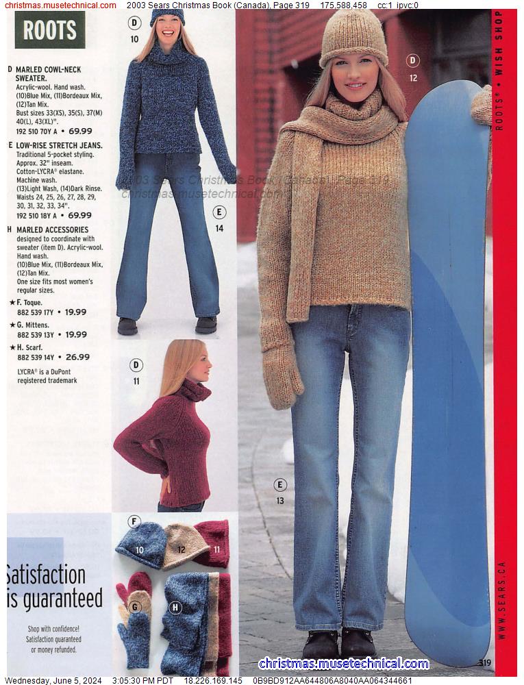 2003 Sears Christmas Book (Canada), Page 319