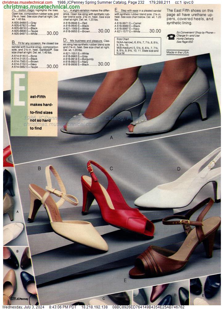 1986 JCPenney Spring Summer Catalog, Page 232