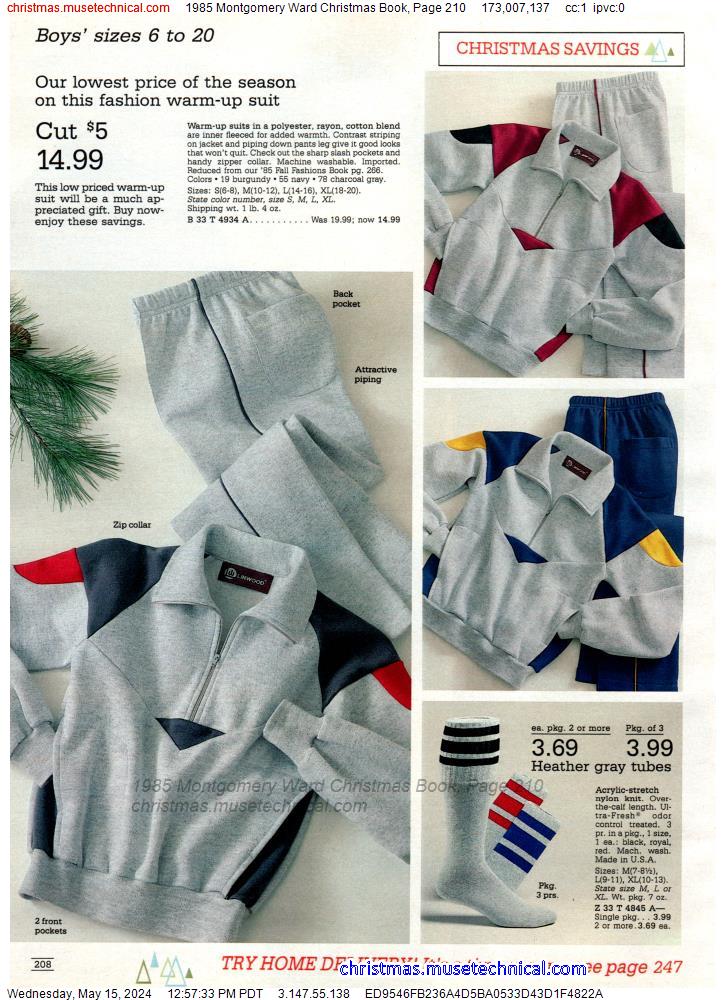 1985 Montgomery Ward Christmas Book, Page 210