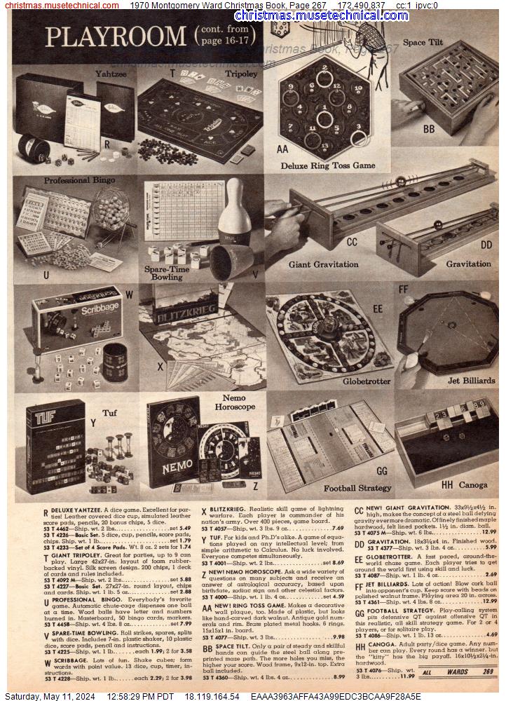 1970 Montgomery Ward Christmas Book, Page 267