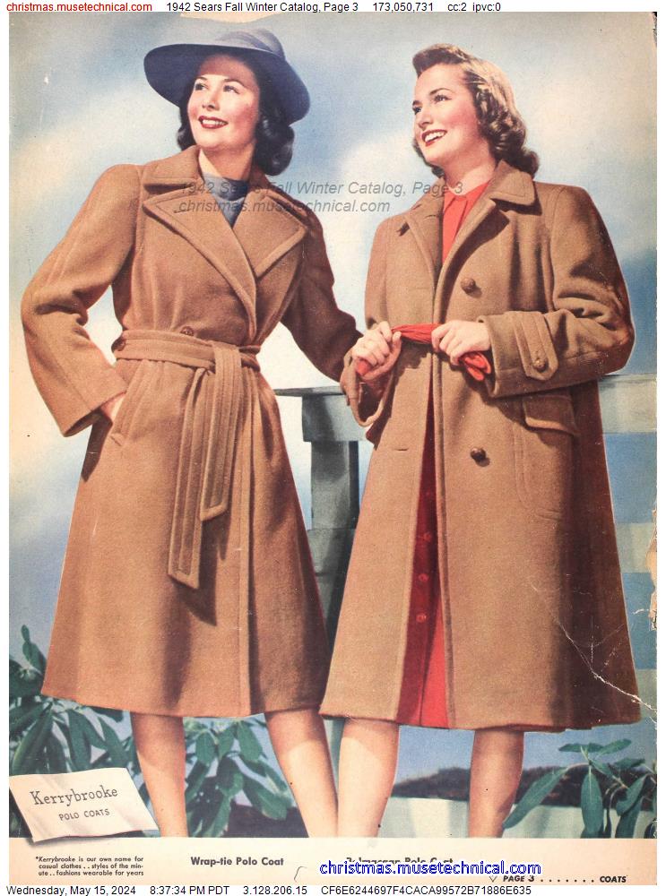 1942 Sears Fall Winter Catalog, Page 3