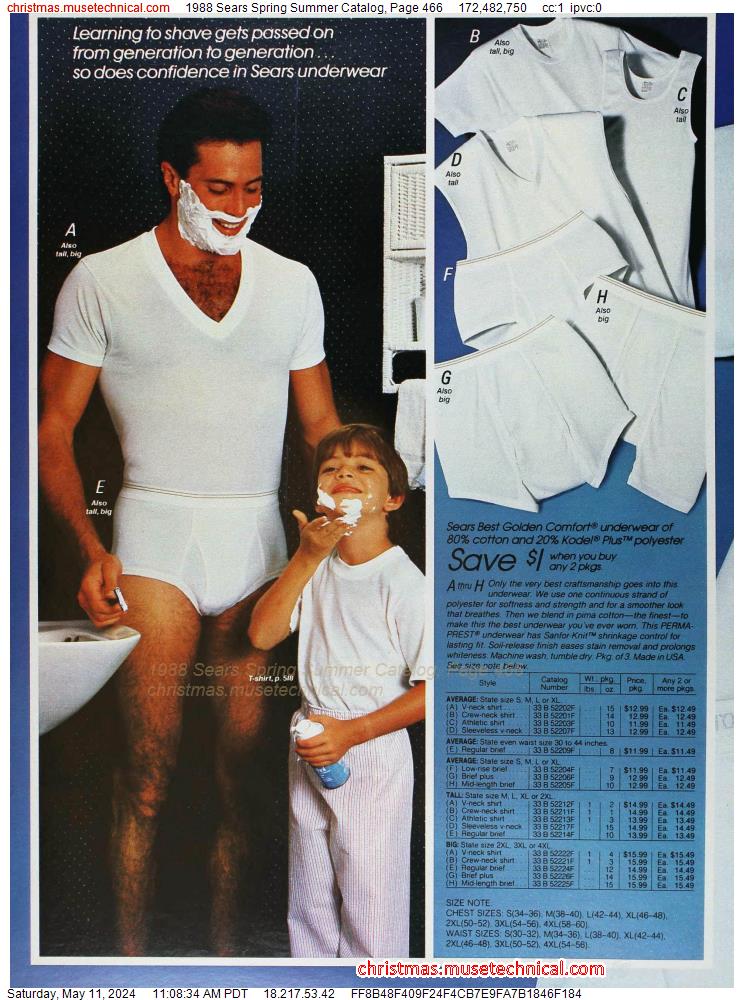 1988 Sears Spring Summer Catalog, Page 466