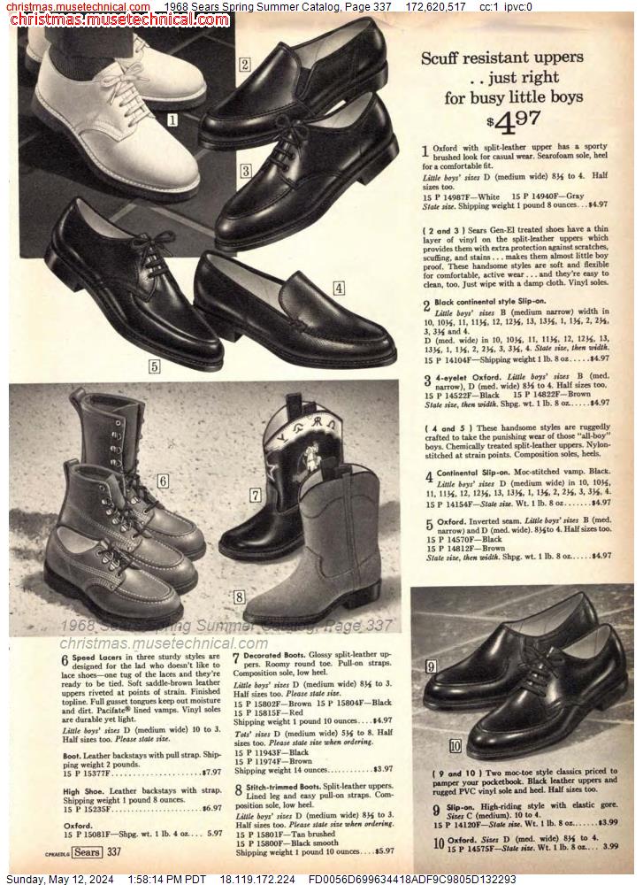 1968 Sears Spring Summer Catalog, Page 337