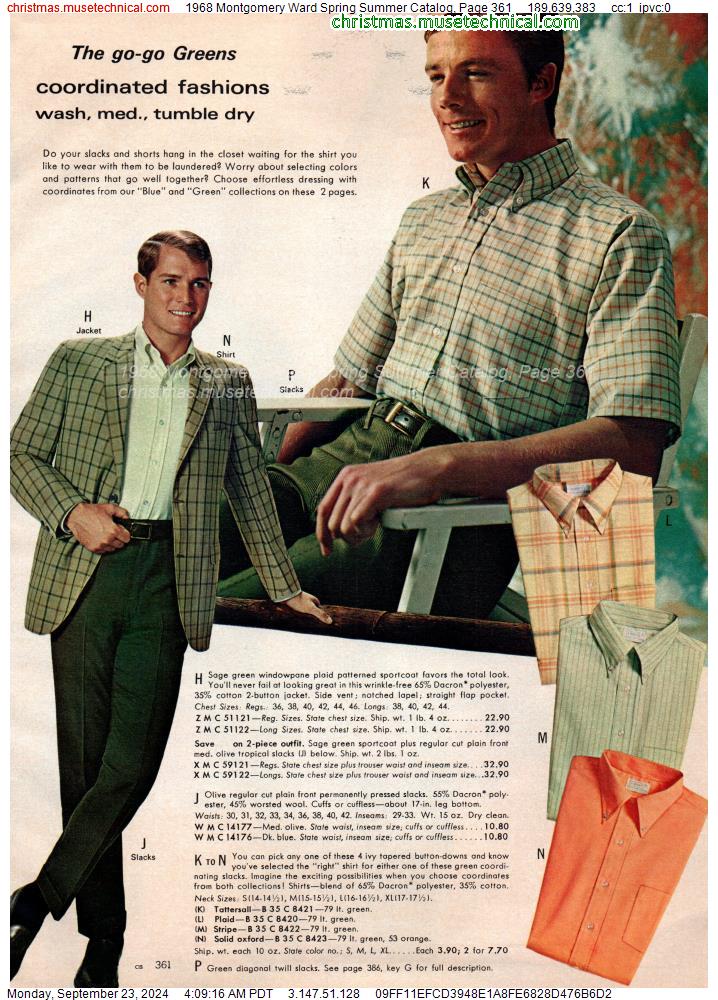 1968 Montgomery Ward Spring Summer Catalog, Page 361 - Catalogs & Wishbooks