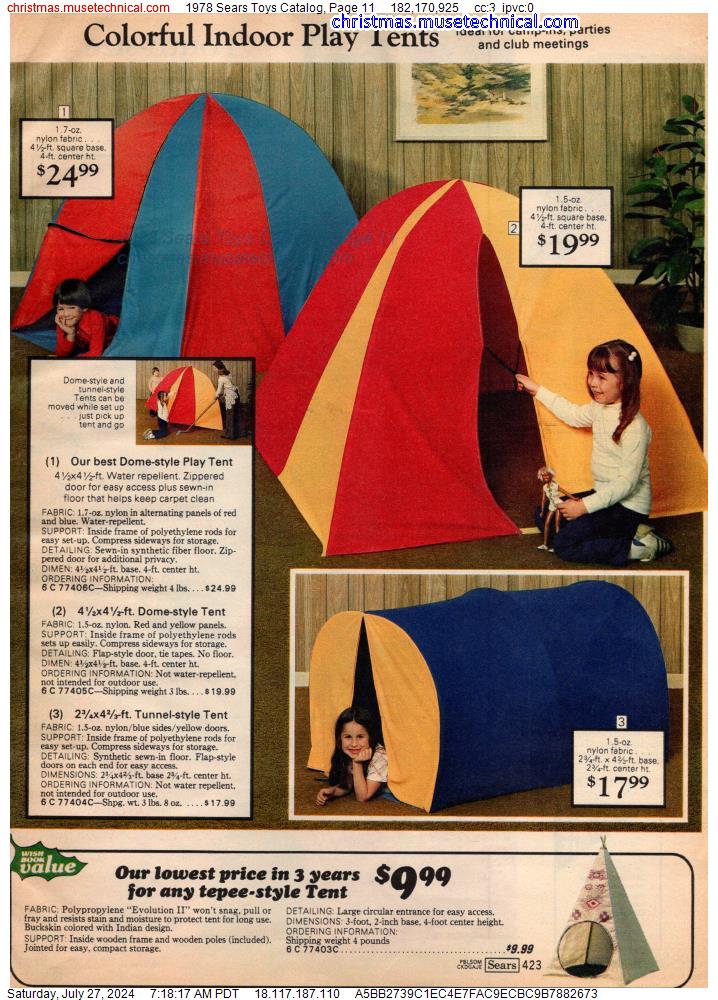 1978 Sears Toys Catalog, Page 11