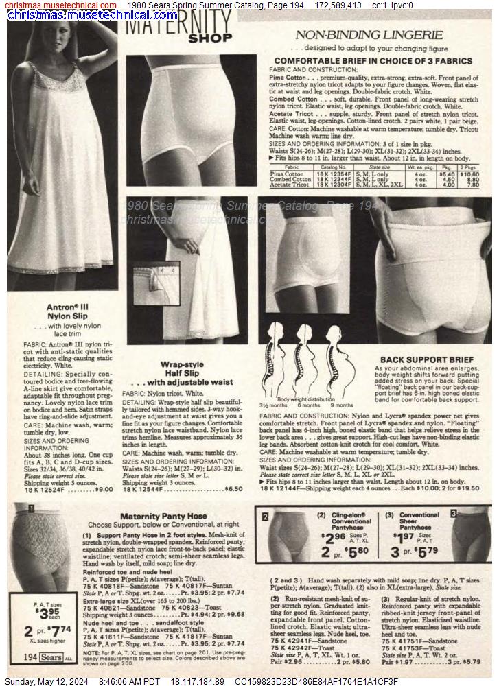 1980 Sears Spring Summer Catalog, Page 194