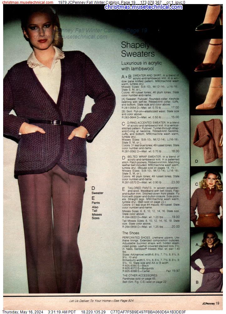 1979 JCPenney Fall Winter Catalog, Page 19