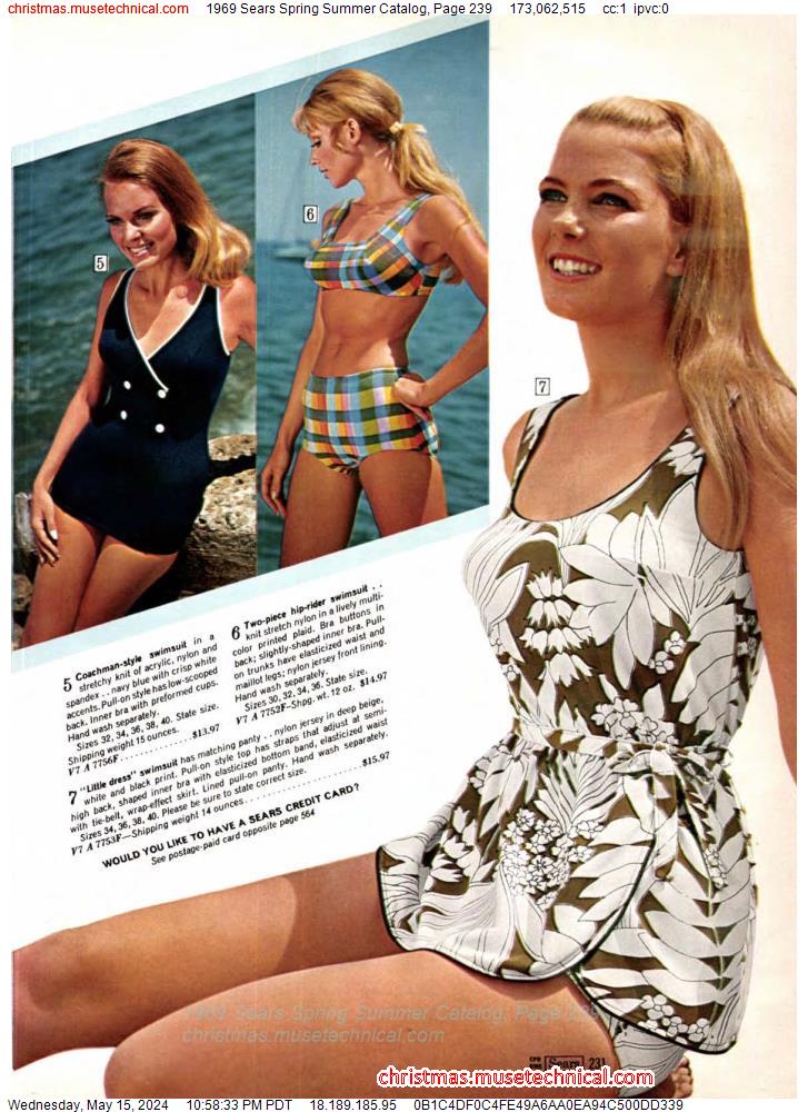 1969 Sears Spring Summer Catalog, Page 239