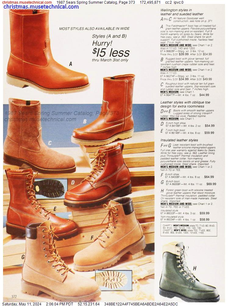 1987 Sears Spring Summer Catalog, Page 373