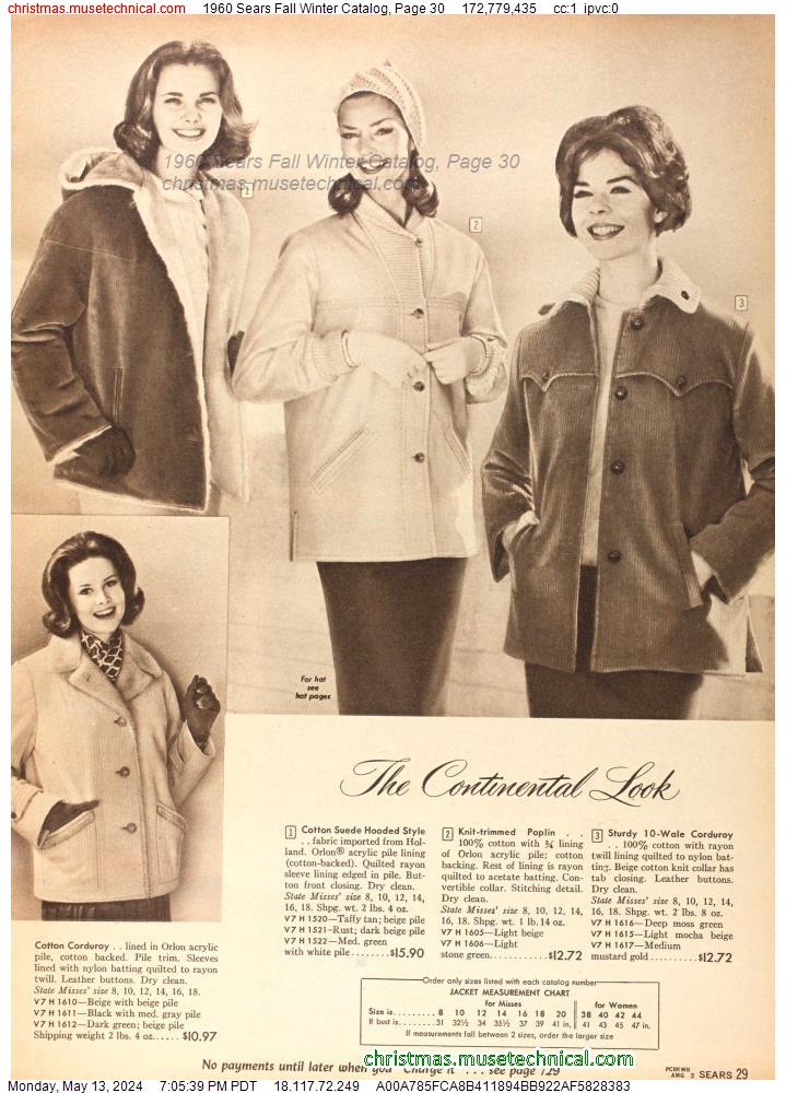 1960 Sears Fall Winter Catalog, Page 30