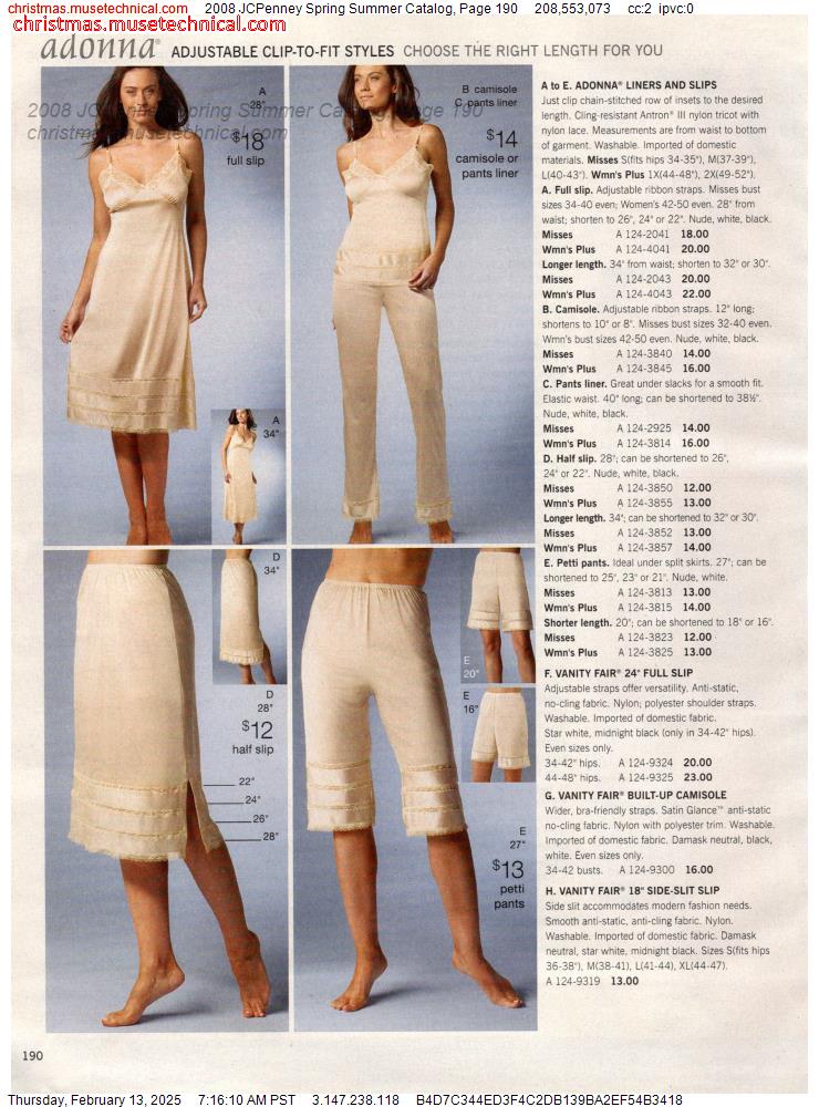 2008 JCPenney Spring Summer Catalog, Page 190