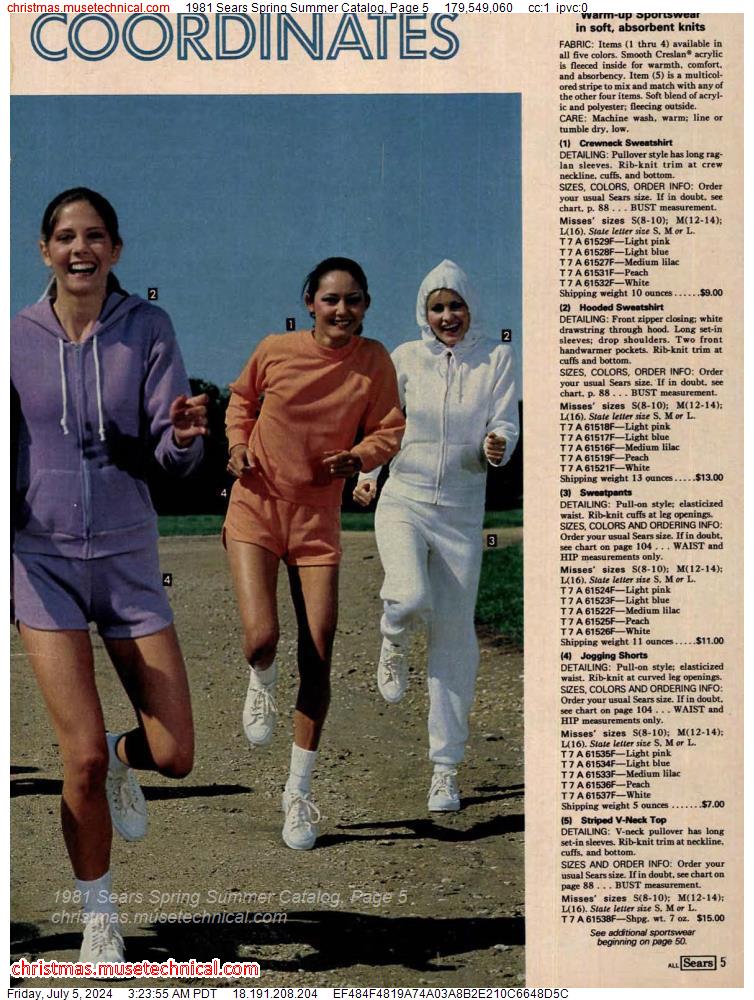 1981 Sears Spring Summer Catalog, Page 5