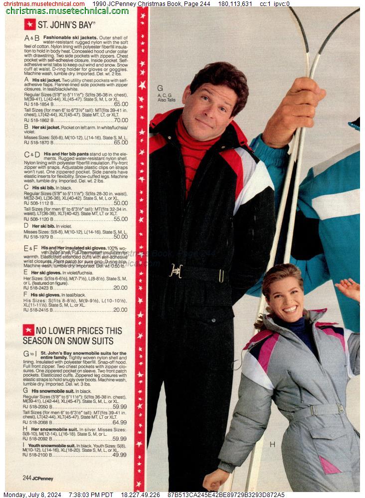 1990 JCPenney Christmas Book, Page 244