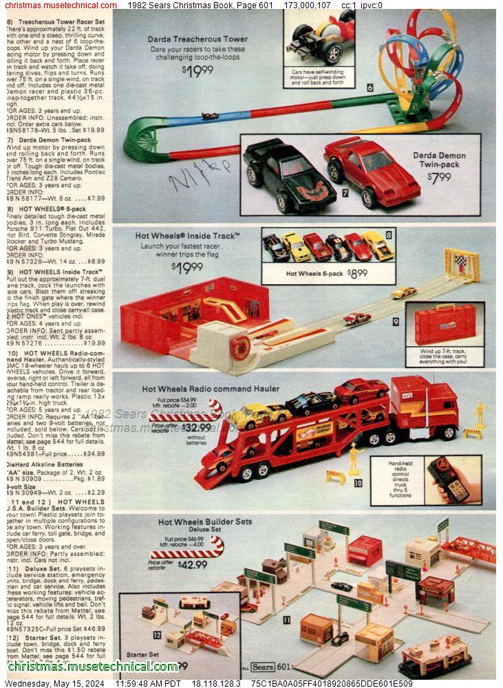1982 Sears Christmas Book, Page 601