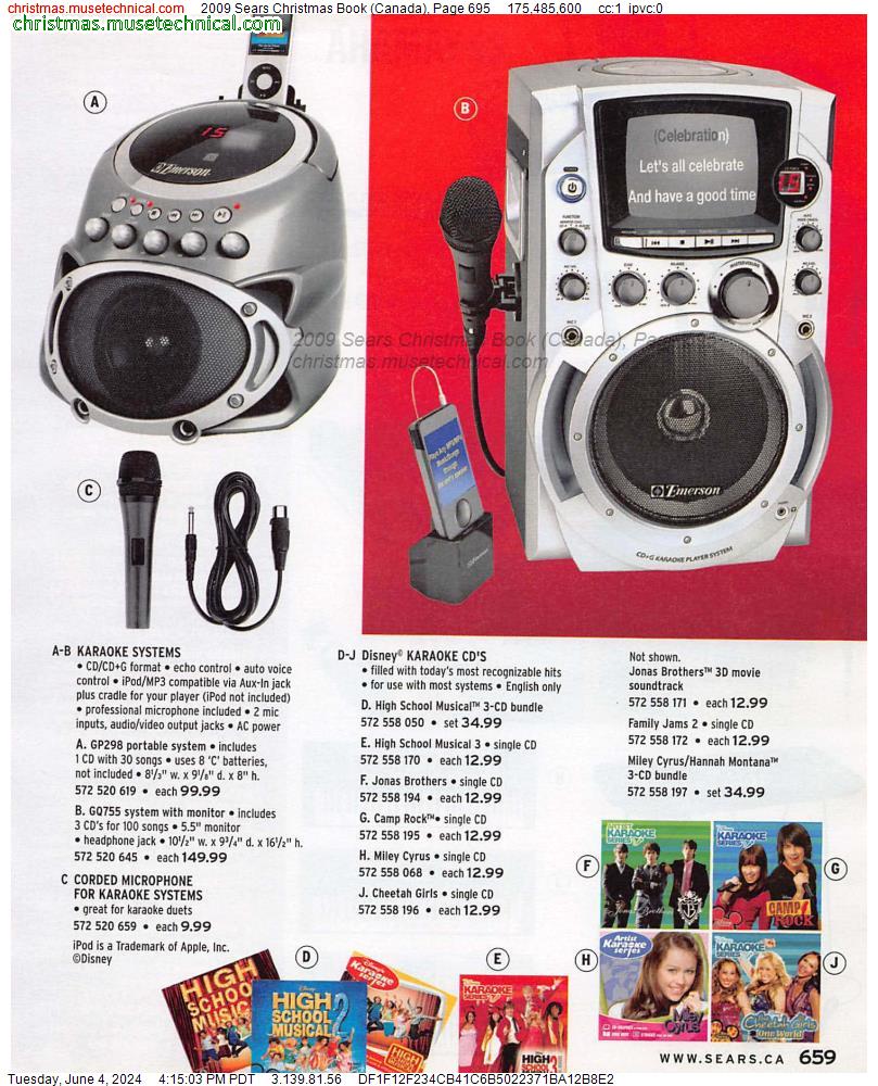2009 Sears Christmas Book (Canada), Page 695