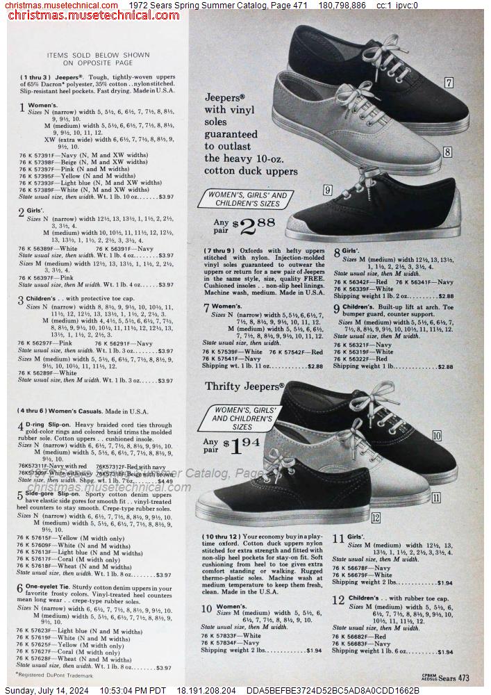 1972 Sears Spring Summer Catalog, Page 471
