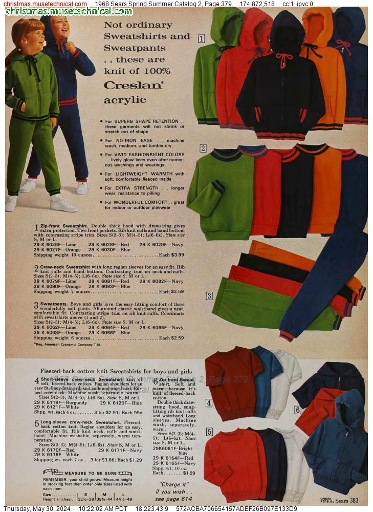 1968 Sears Spring Summer Catalog 2, Page 379