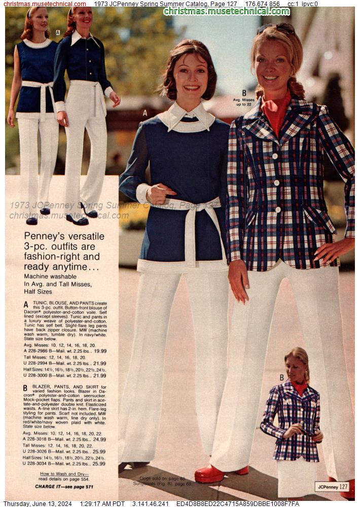 1973 JCPenney Spring Summer Catalog, Page 127