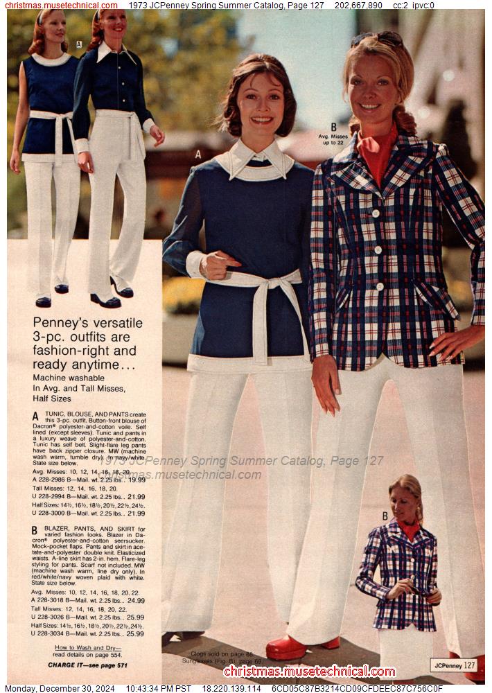 1973 JCPenney Spring Summer Catalog, Page 127