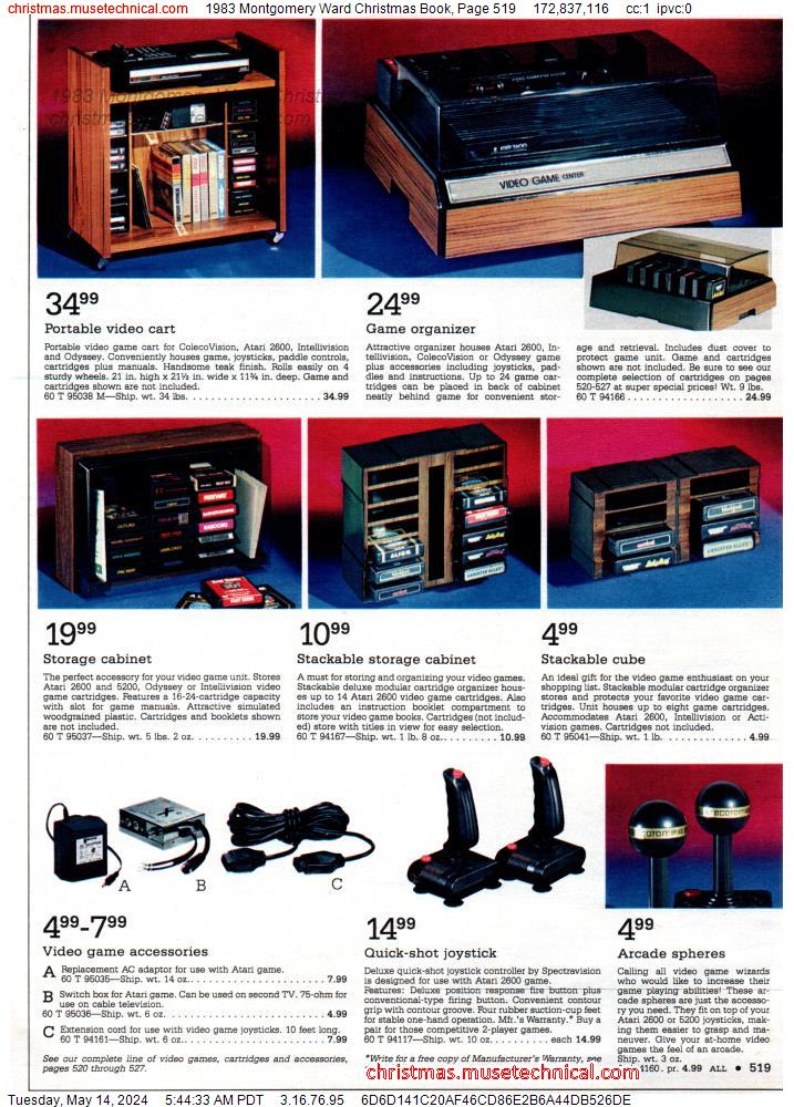 1983 Montgomery Ward Christmas Book, Page 519