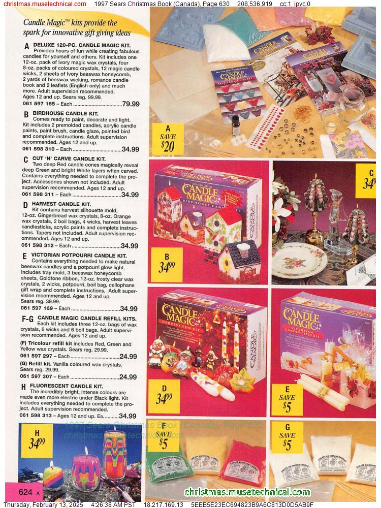 1997 Sears Christmas Book (Canada), Page 630