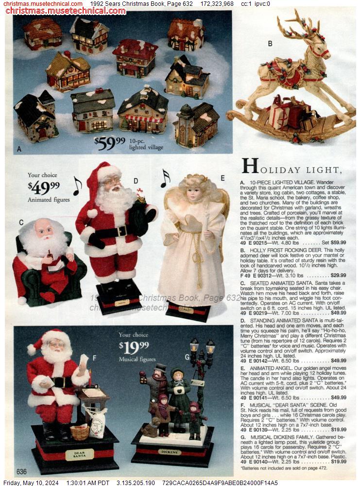 1992 Sears Christmas Book, Page 632