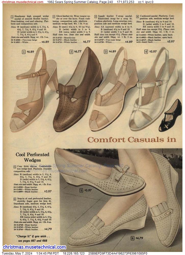 1962 Sears Spring Summer Catalog, Page 240
