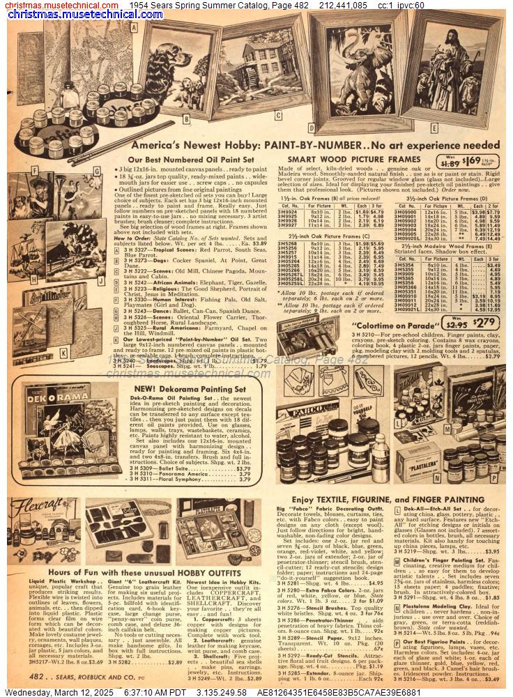 1954 Sears Spring Summer Catalog, Page 482