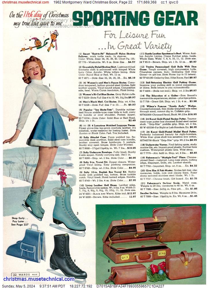 1962 Montgomery Ward Christmas Book, Page 22