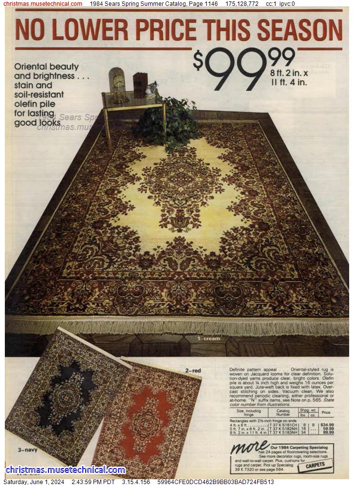 1984 Sears Spring Summer Catalog, Page 1146