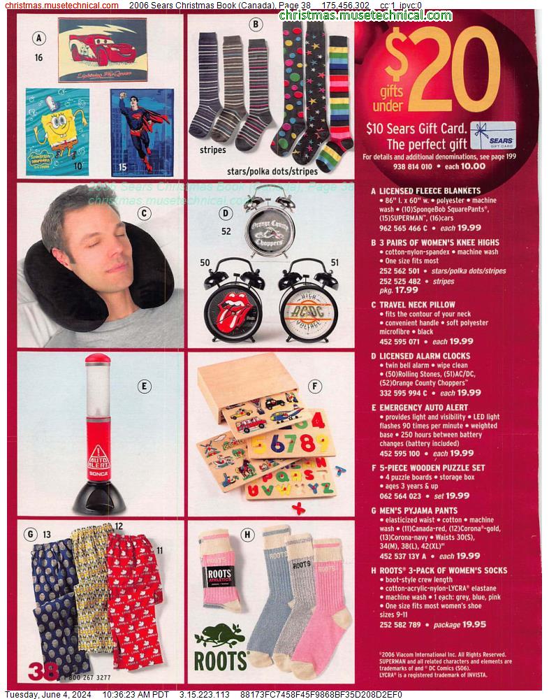 2006 Sears Christmas Book (Canada), Page 38
