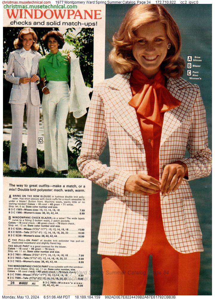 1977 Montgomery Ward Spring Summer Catalog, Page 34