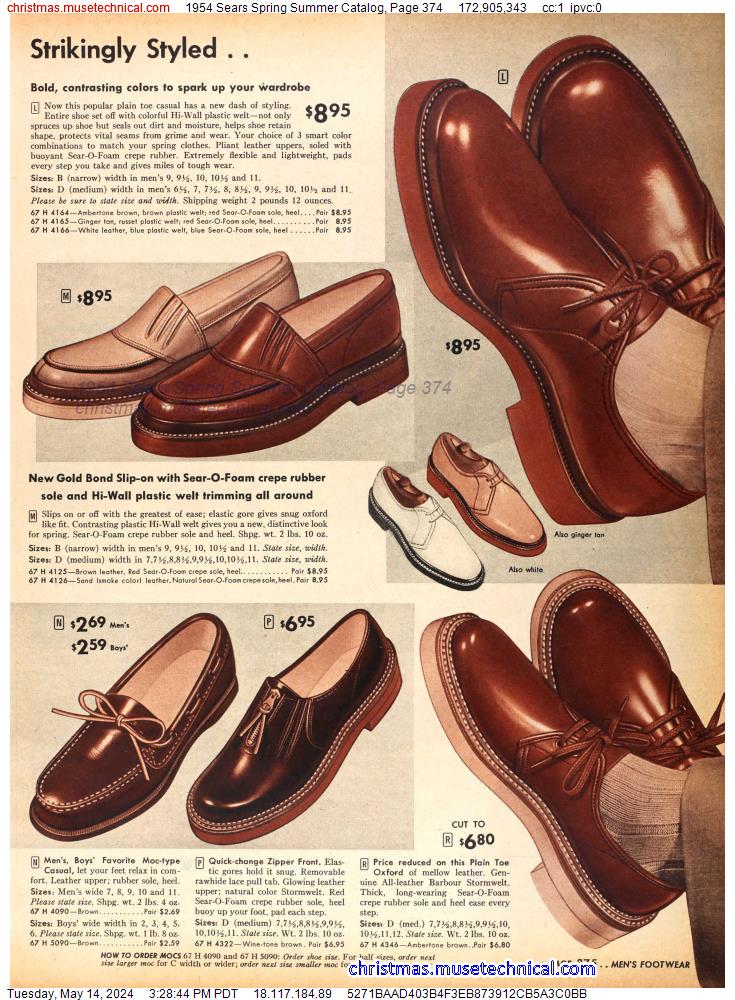 1954 Sears Spring Summer Catalog, Page 374