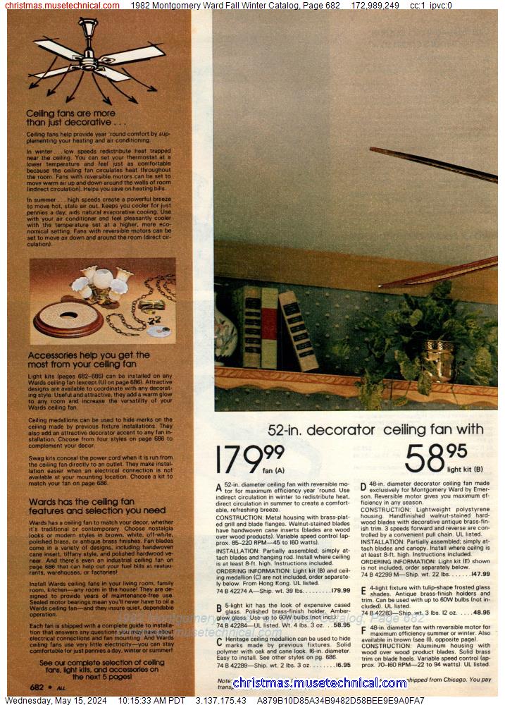 1982 Montgomery Ward Fall Winter Catalog, Page 682