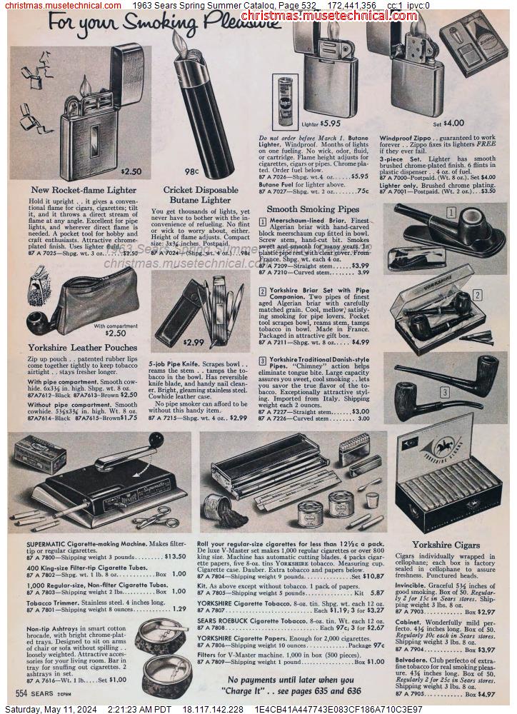 1963 Sears Spring Summer Catalog, Page 532