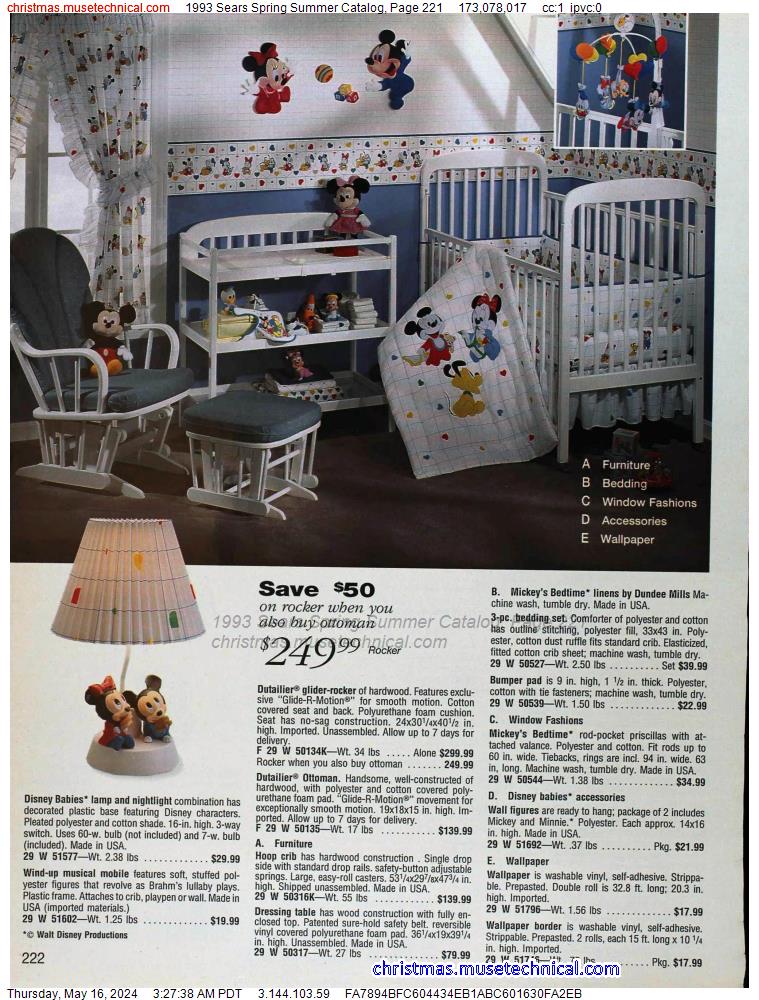 1993 Sears Spring Summer Catalog, Page 221