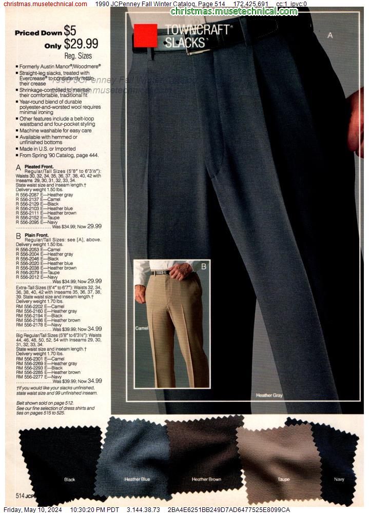 1990 JCPenney Fall Winter Catalog, Page 514