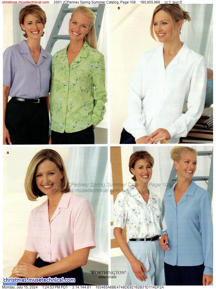 2001 JCPenney Spring Summer Catalog, Page 108