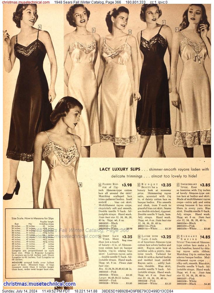 1948 Sears Fall Winter Catalog, Page 366