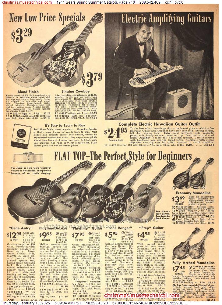 1941 Sears Spring Summer Catalog, Page 740