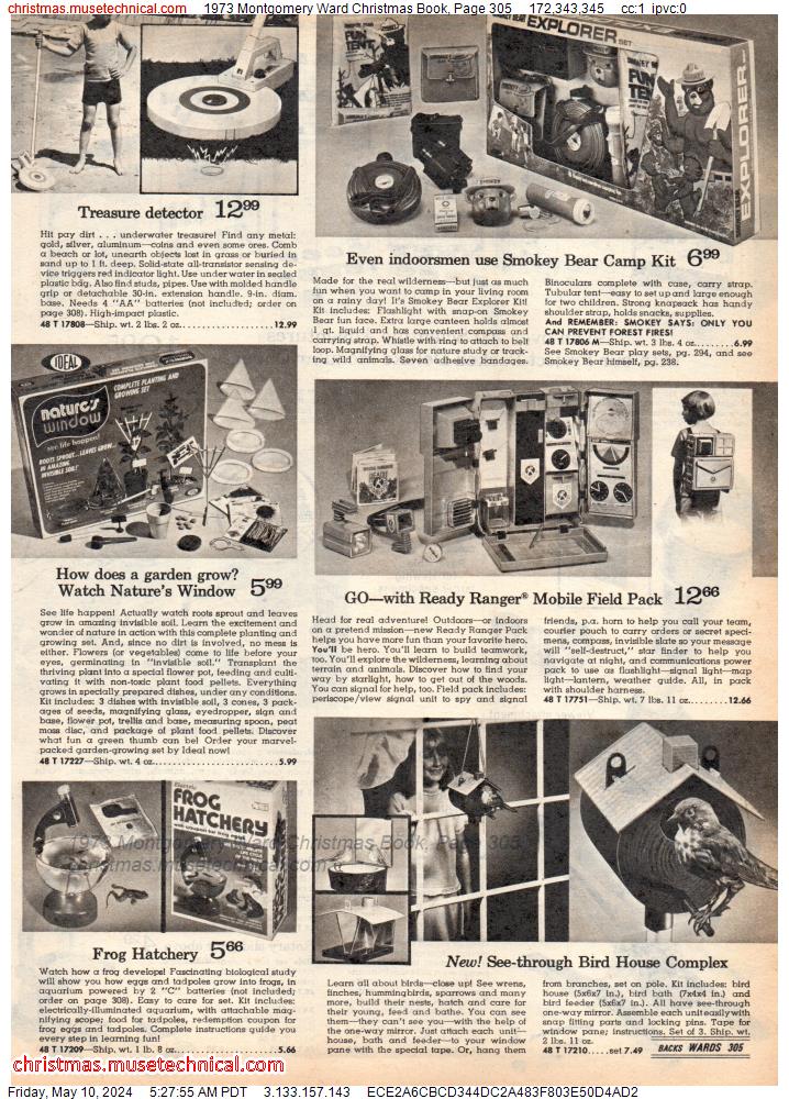 1973 Montgomery Ward Christmas Book, Page 305
