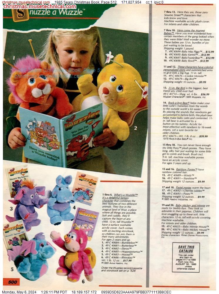 1985 Sears Christmas Book, Page 512