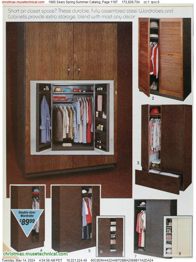 1985 Sears Spring Summer Catalog, Page 1197