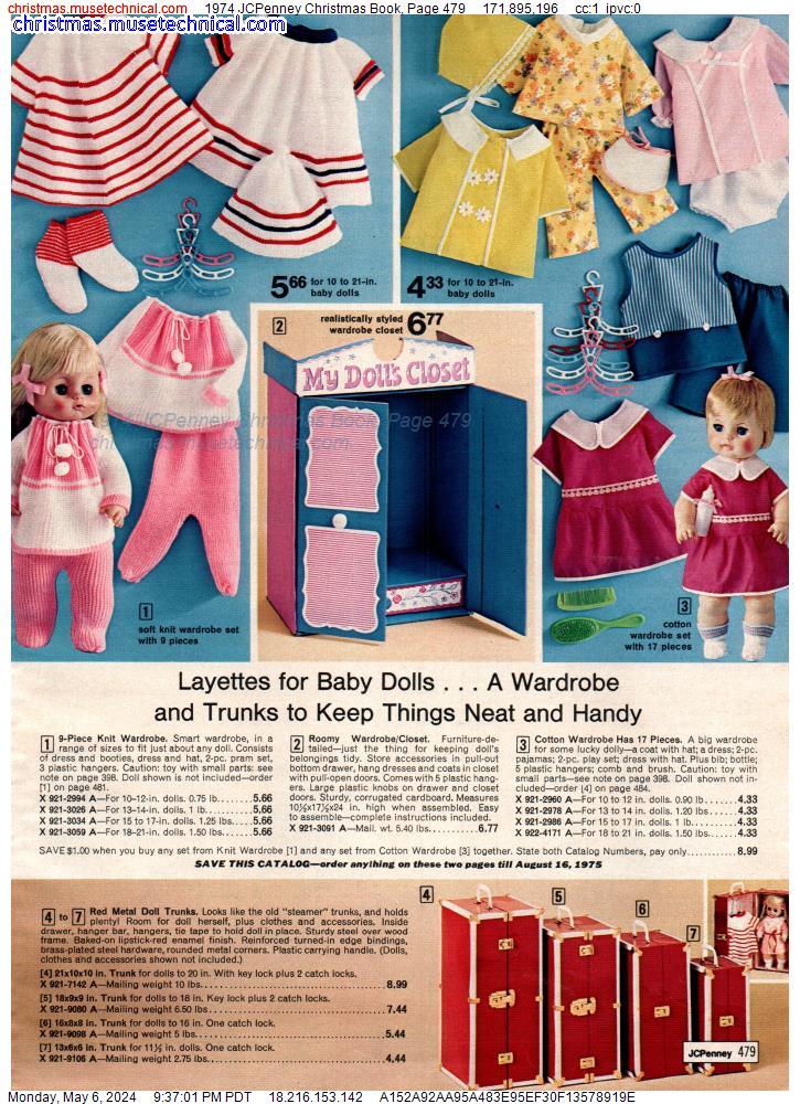 1974 JCPenney Christmas Book, Page 479